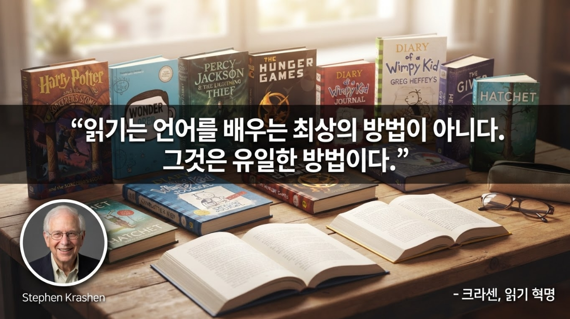 스티븐 크라센 읽기 혁명 인용 이미지